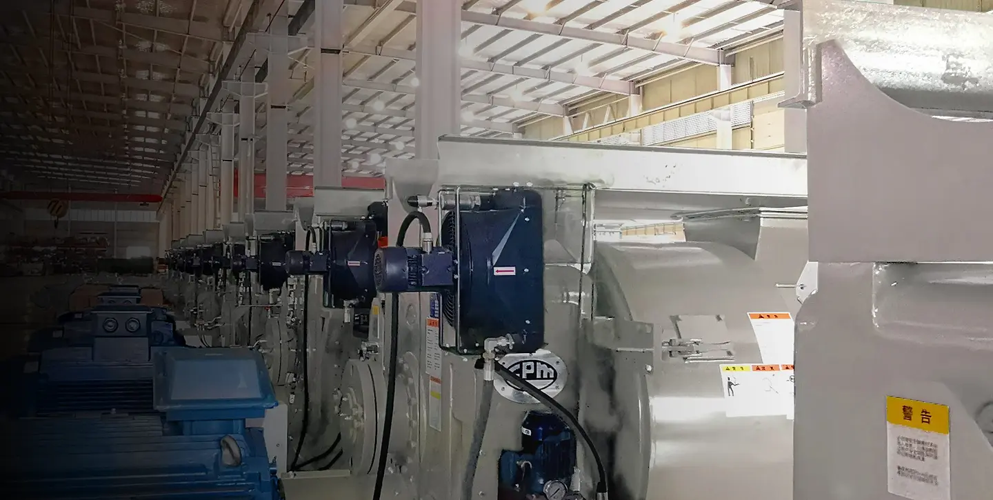 Facility with machines